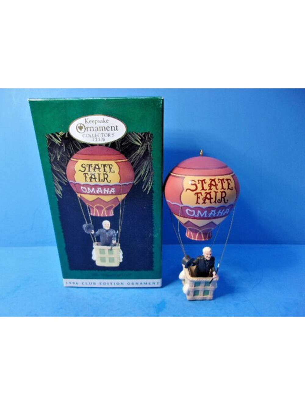 Hallmark 1996 Club Edition Ornament the Wizard of Oz State Fair Omaha Balloon